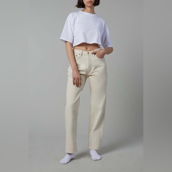 Still Here Denim - Still Here New York Childhood Jean in Blue Ridge/Cream